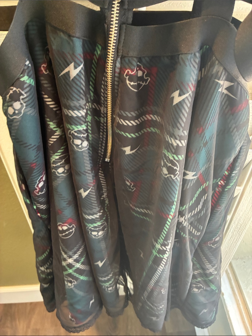 Mattel Black Top with Dark Green Plaid Skater Skirt - Picture 11 of 16